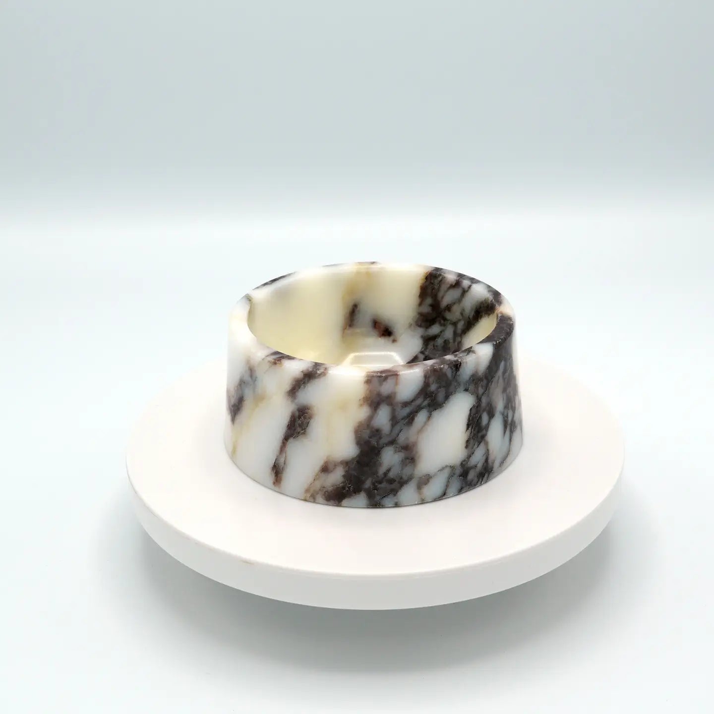 Calacatta Viola Marble Dog Bowl