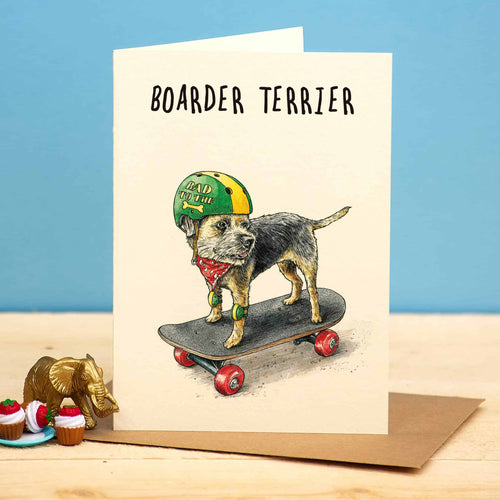 Boarder Terrier Everyday Card