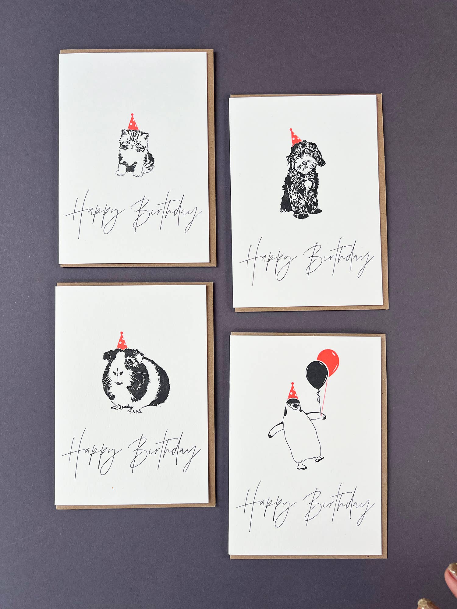 Birthday Cockapoo Letterpress Card | Birthday Card