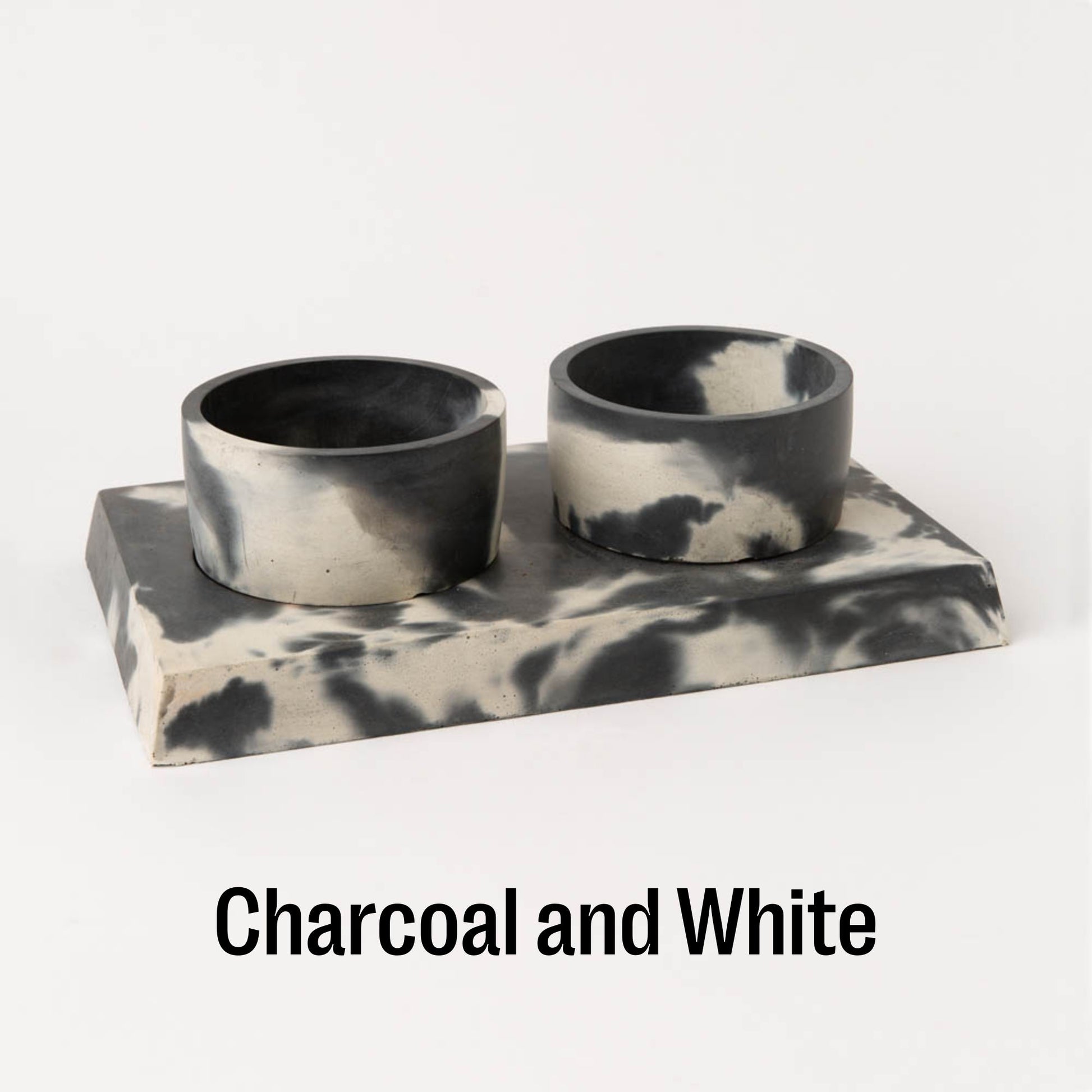 Concrete Pet Bowl Set by Smith & Goat