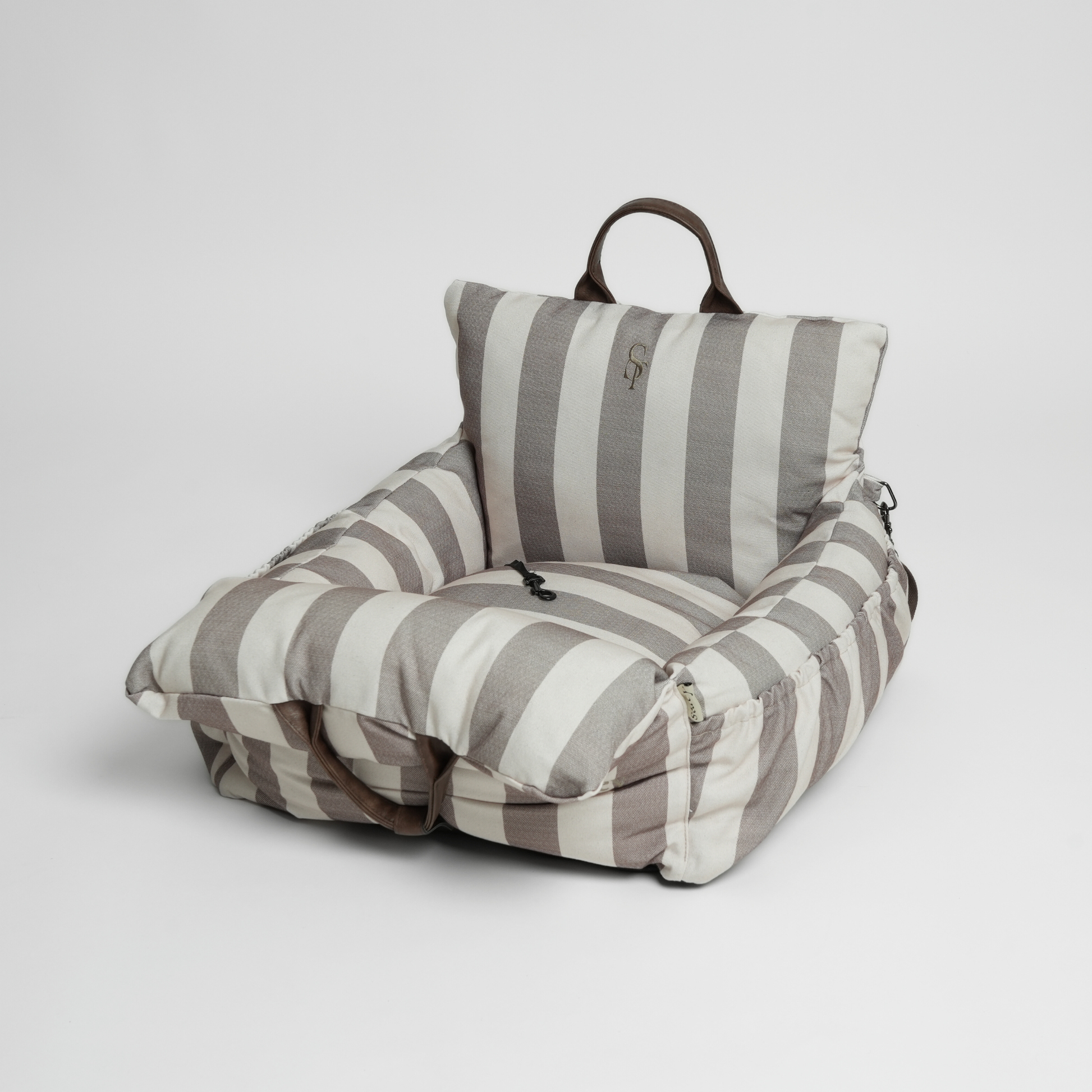 Lara Dog Striped Car Seat