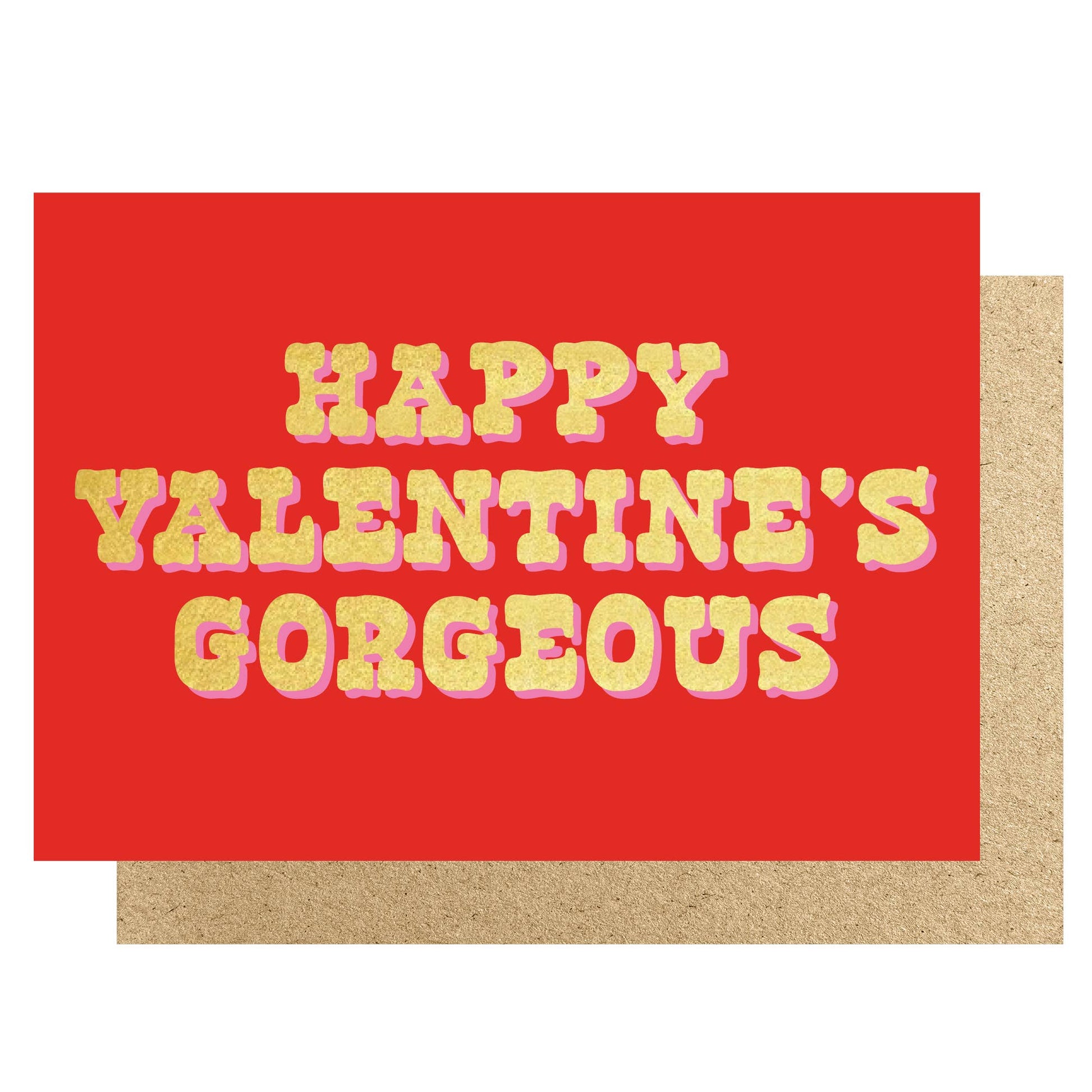 Happy Valentine's Gorgeous red card