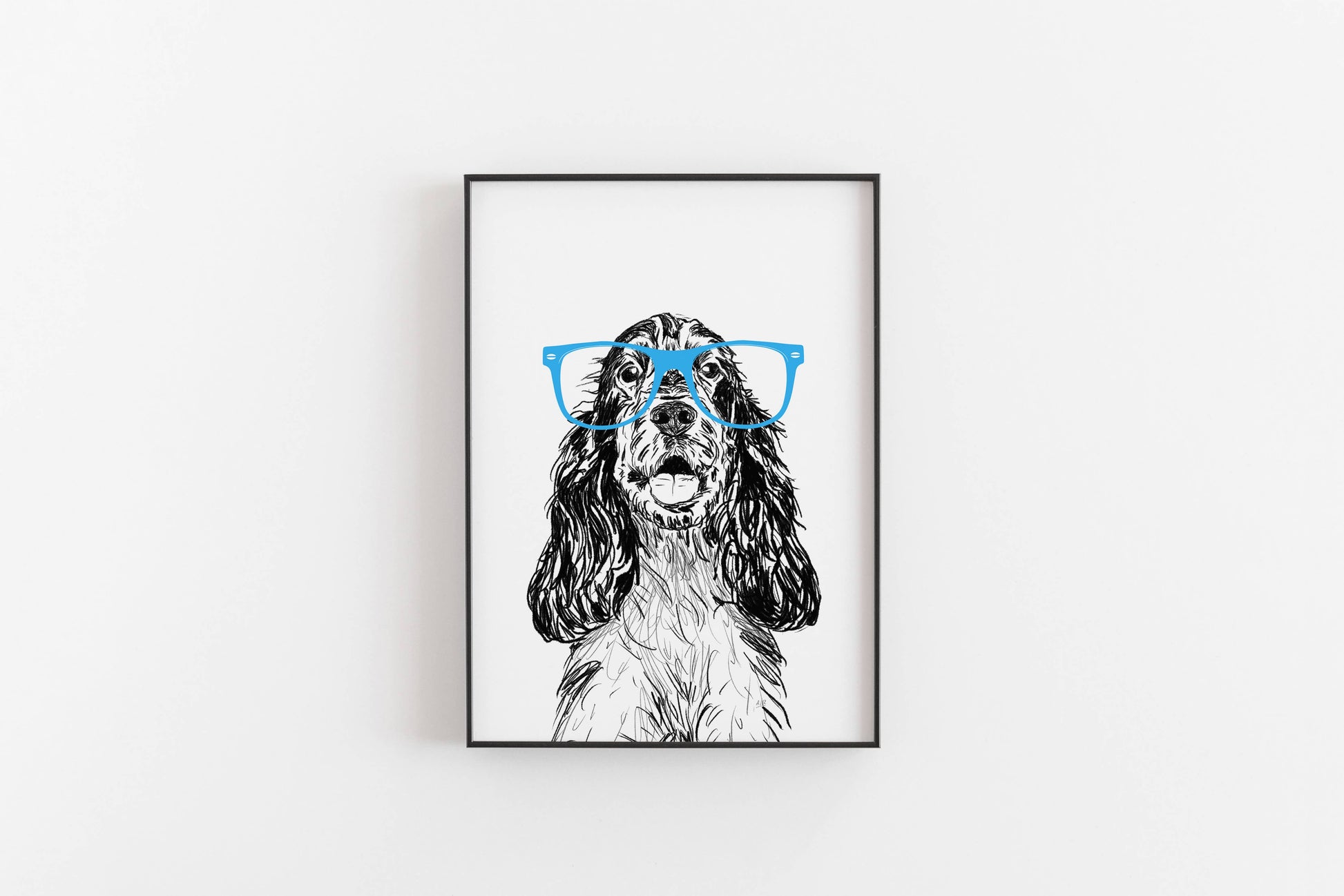 Fun Cocker Spaniel Dog Print