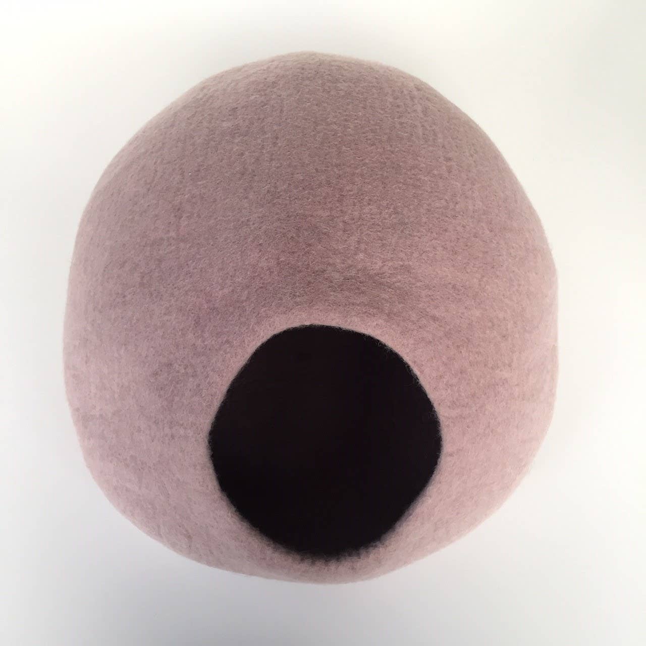 Solid Colour Wool Cocoon Basket