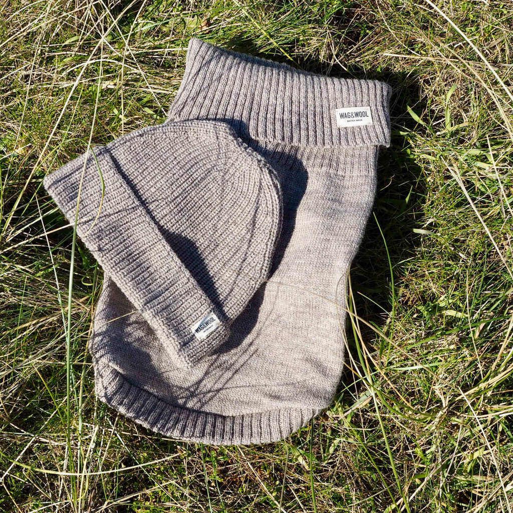 Oatmeal British Wool Beanie Hat