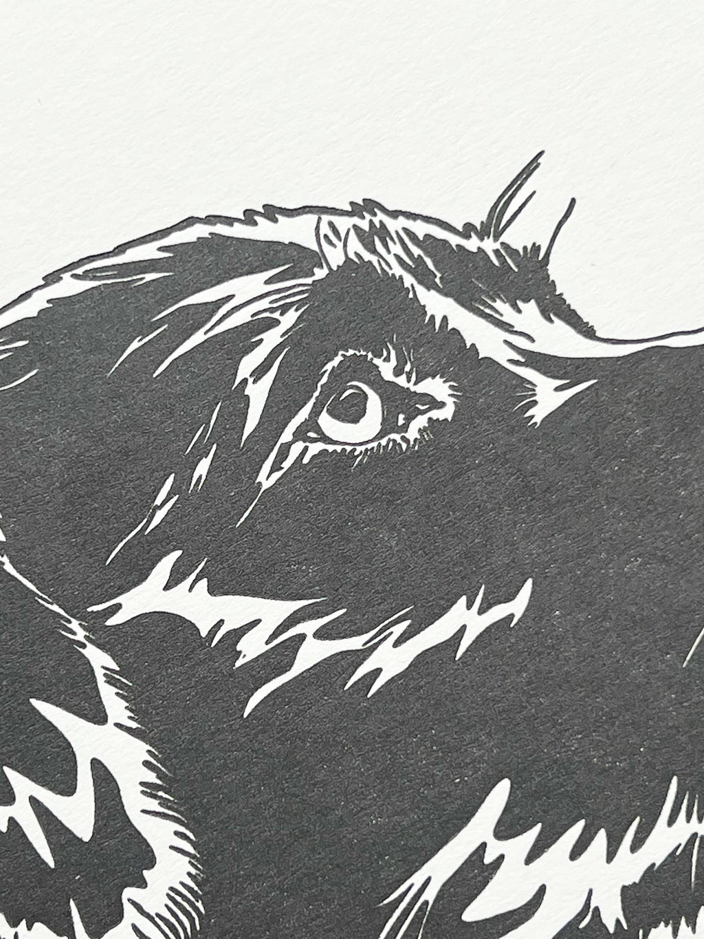 Labrador Puppy Letterpress Card