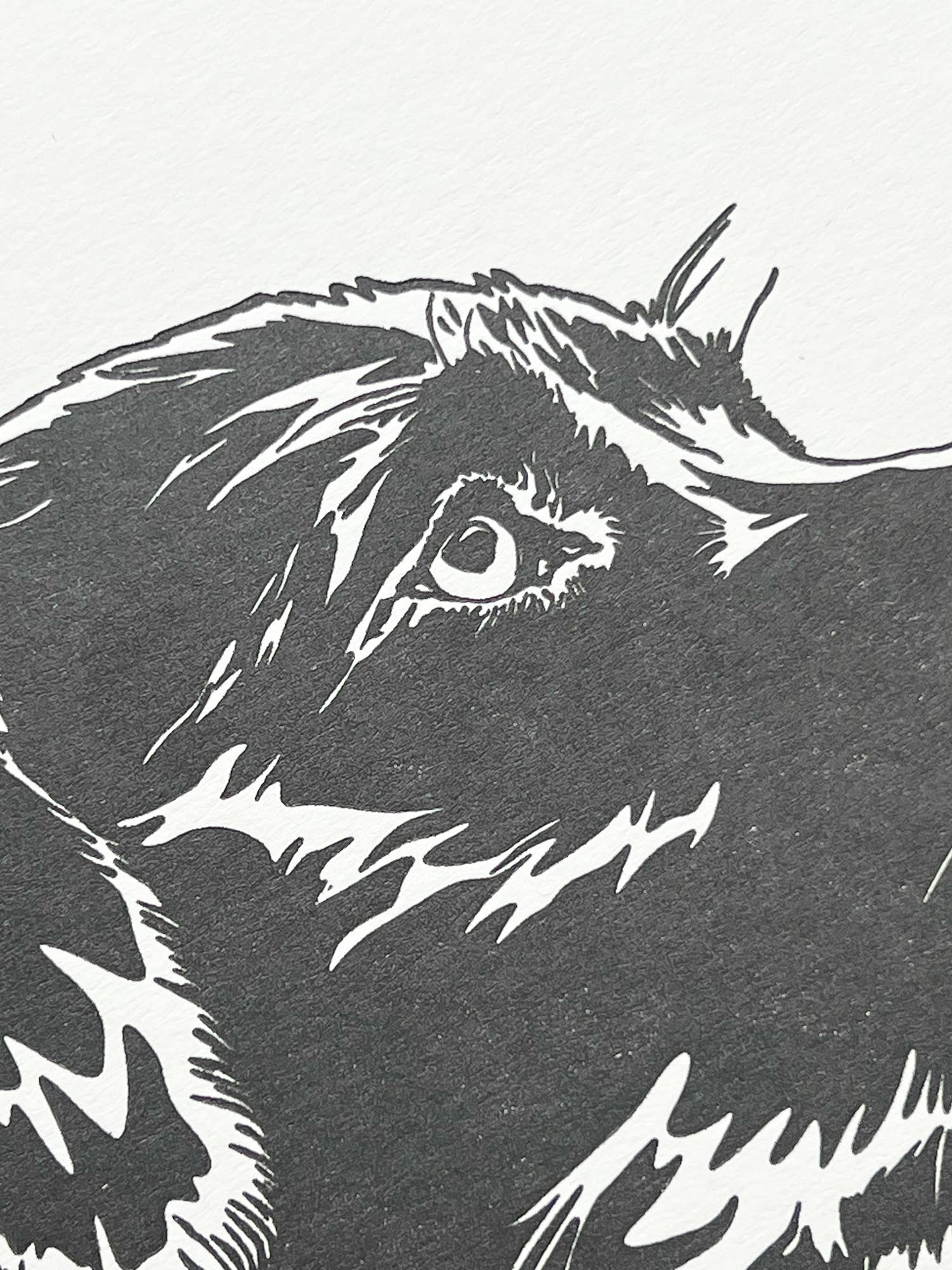 Labrador Puppy Letterpress Card