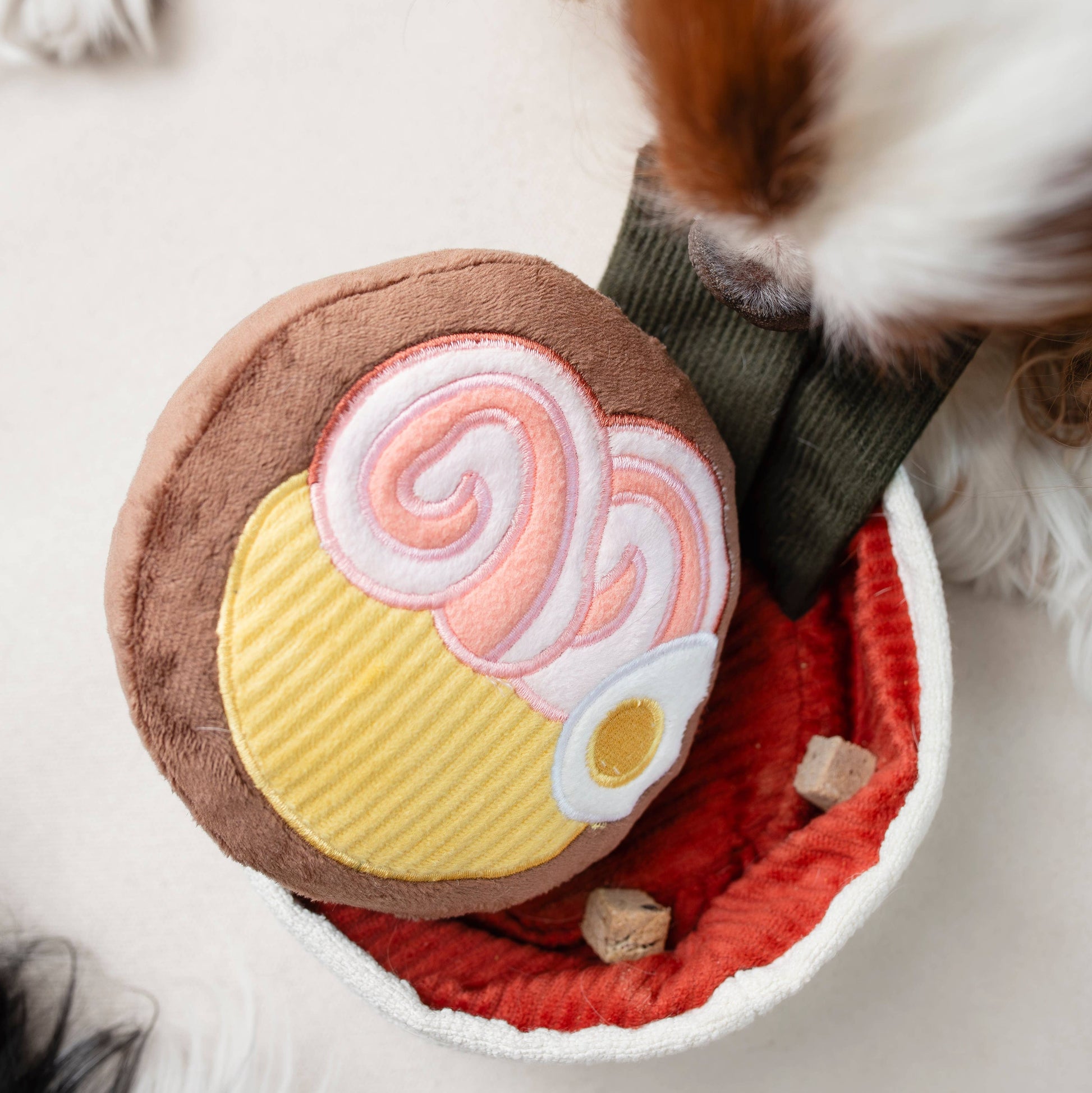 Ramen enrichment dog toy