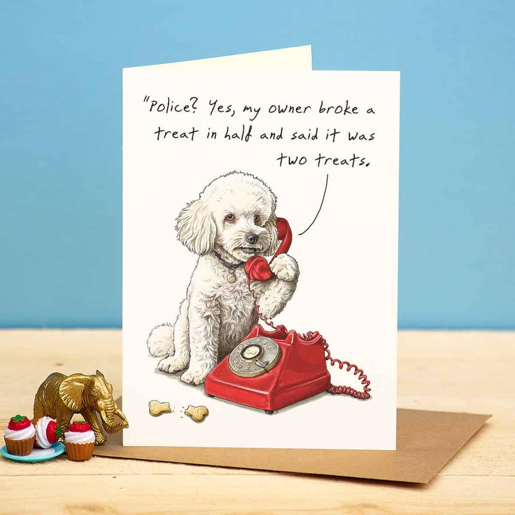 Treat Crime Card  - Everyday Card - Funny
