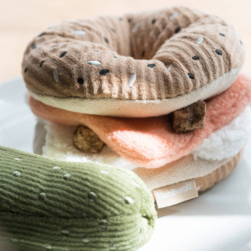 Bagel + Pickle enrichment dog toy