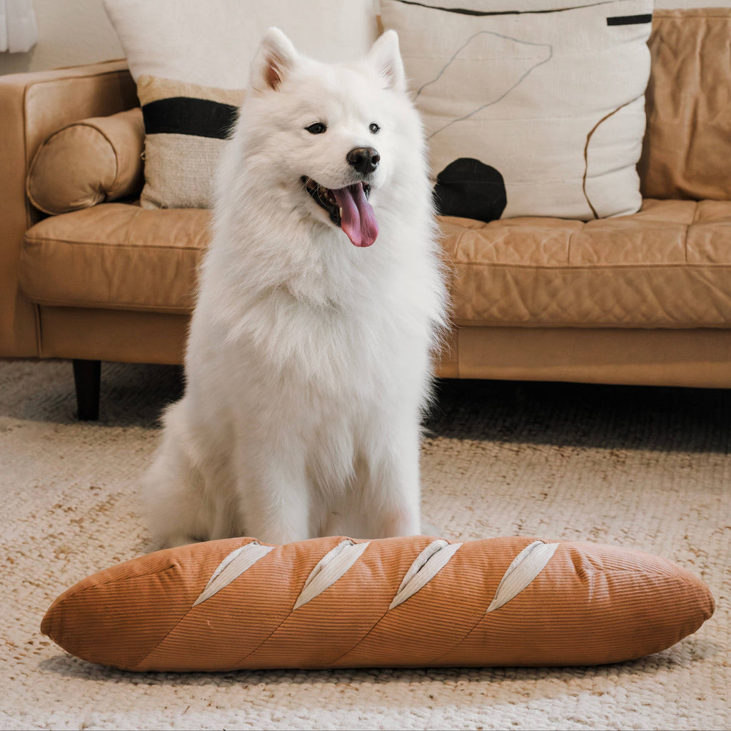 Giant Baguette enrichment dog toy
