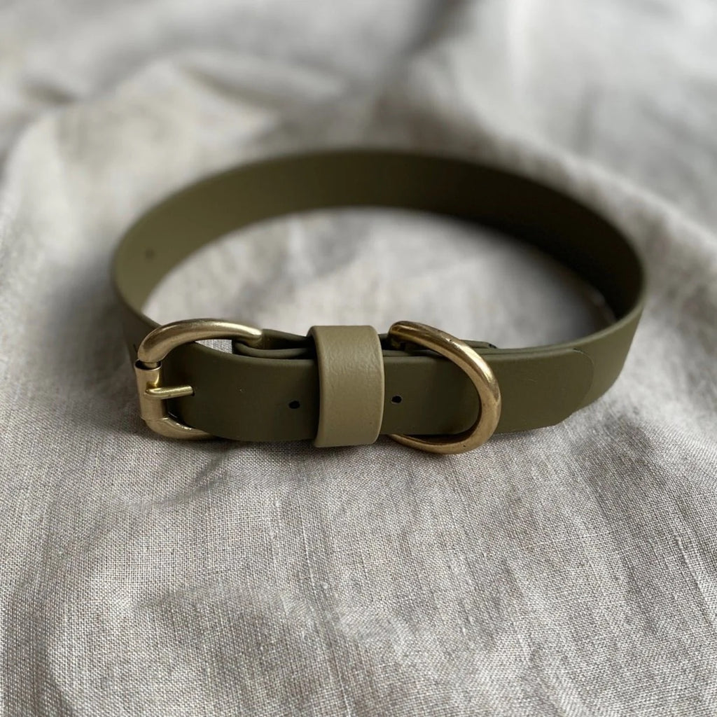 Bentley Olive & Khaki Colour Block Collar