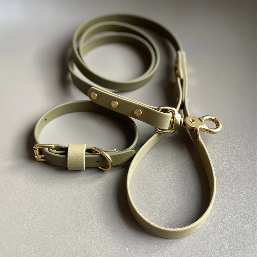 Bentley Olive & Khaki Colour Block Collar
