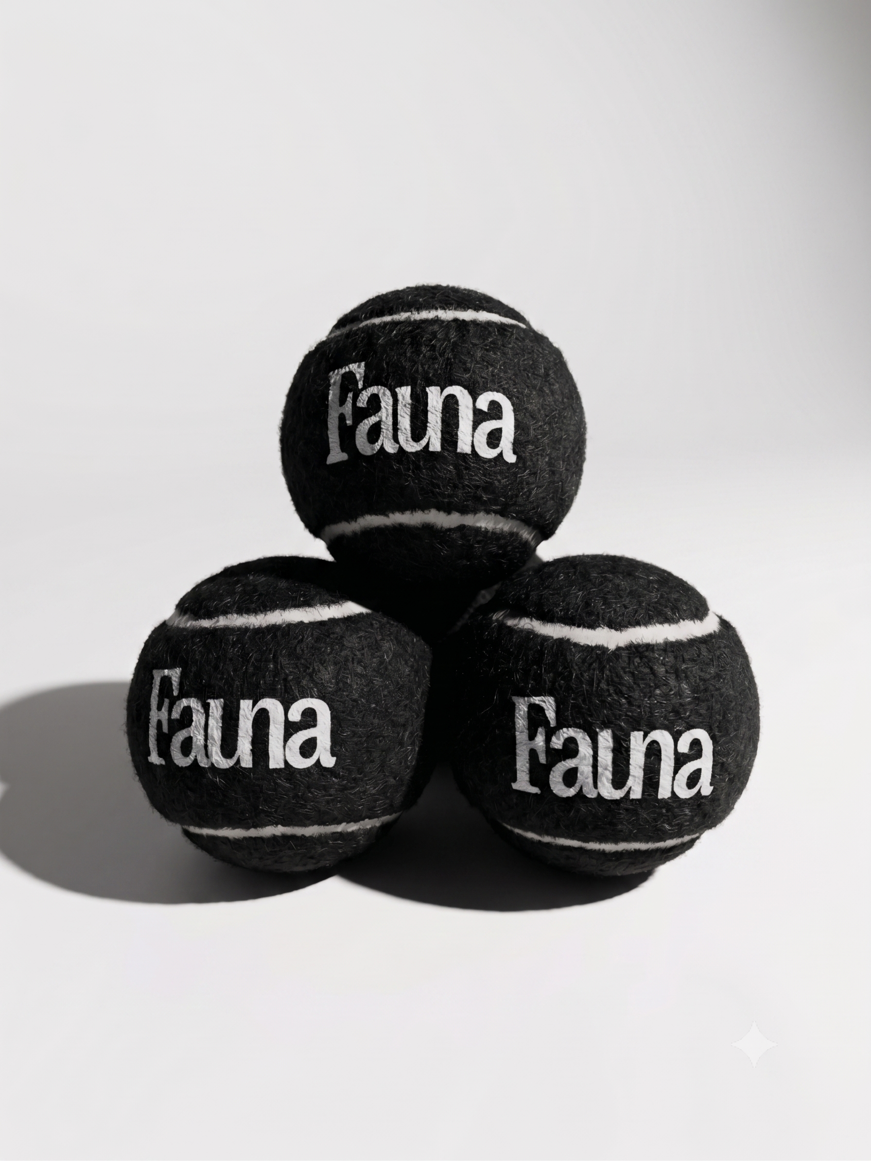 Black Tennis Ball with Squeaker
