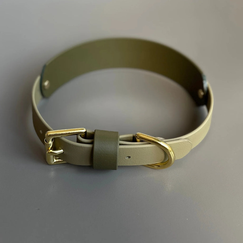 Bentley Olive & Khaki Hound Collar