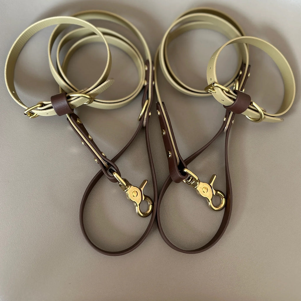 Loki Olive & Brown Colour Block Lead