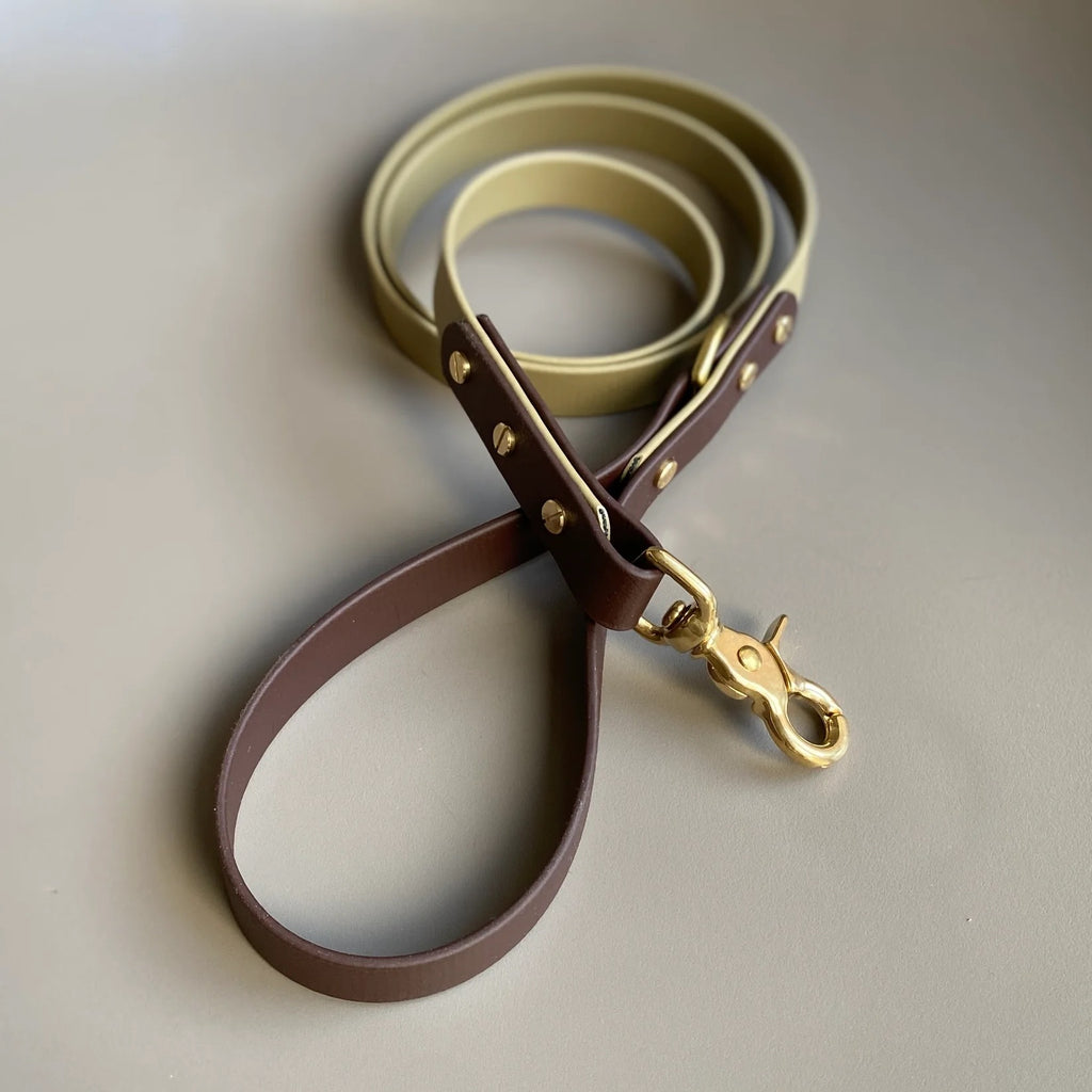 Loki Olive & Brown Colour Block Lead