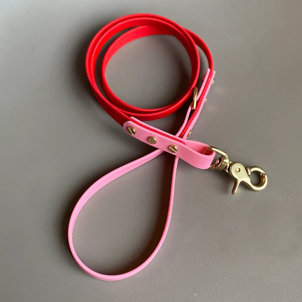 Love Red & Pink Colour Block Lead