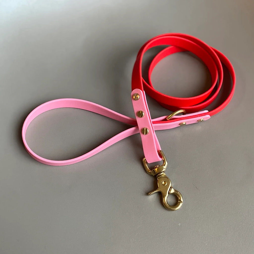 Love Red & Pink Colour Block Lead