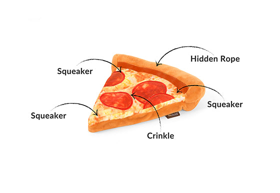 Puppy-roni Pizza dog toy