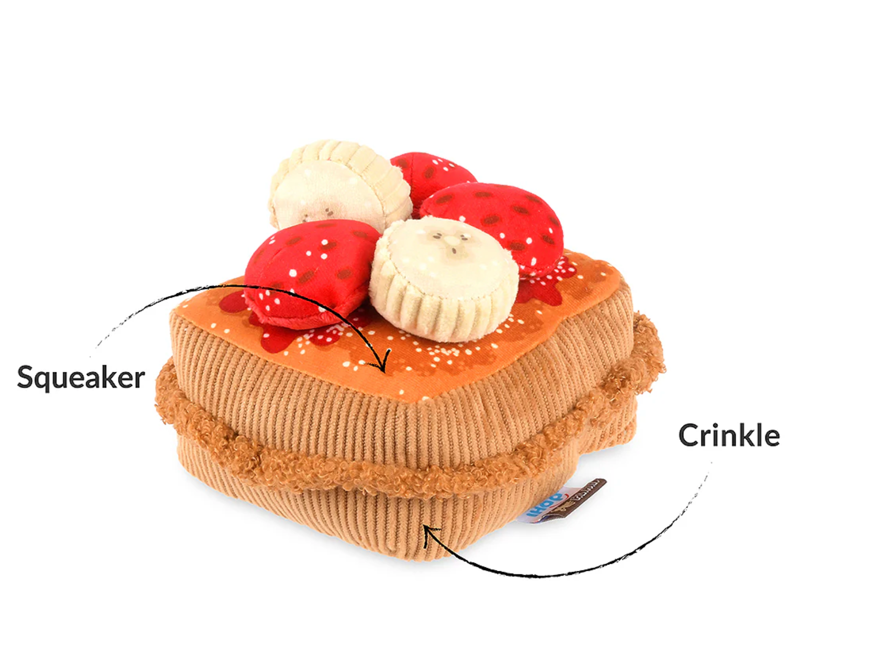 French Toast dog toy