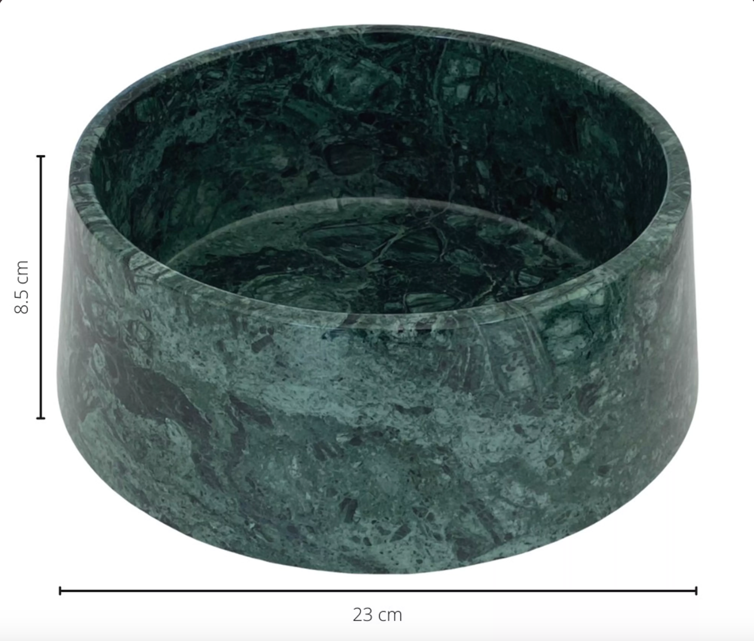 Studio Animaux Marble Dog Bowl Ø23 cm
