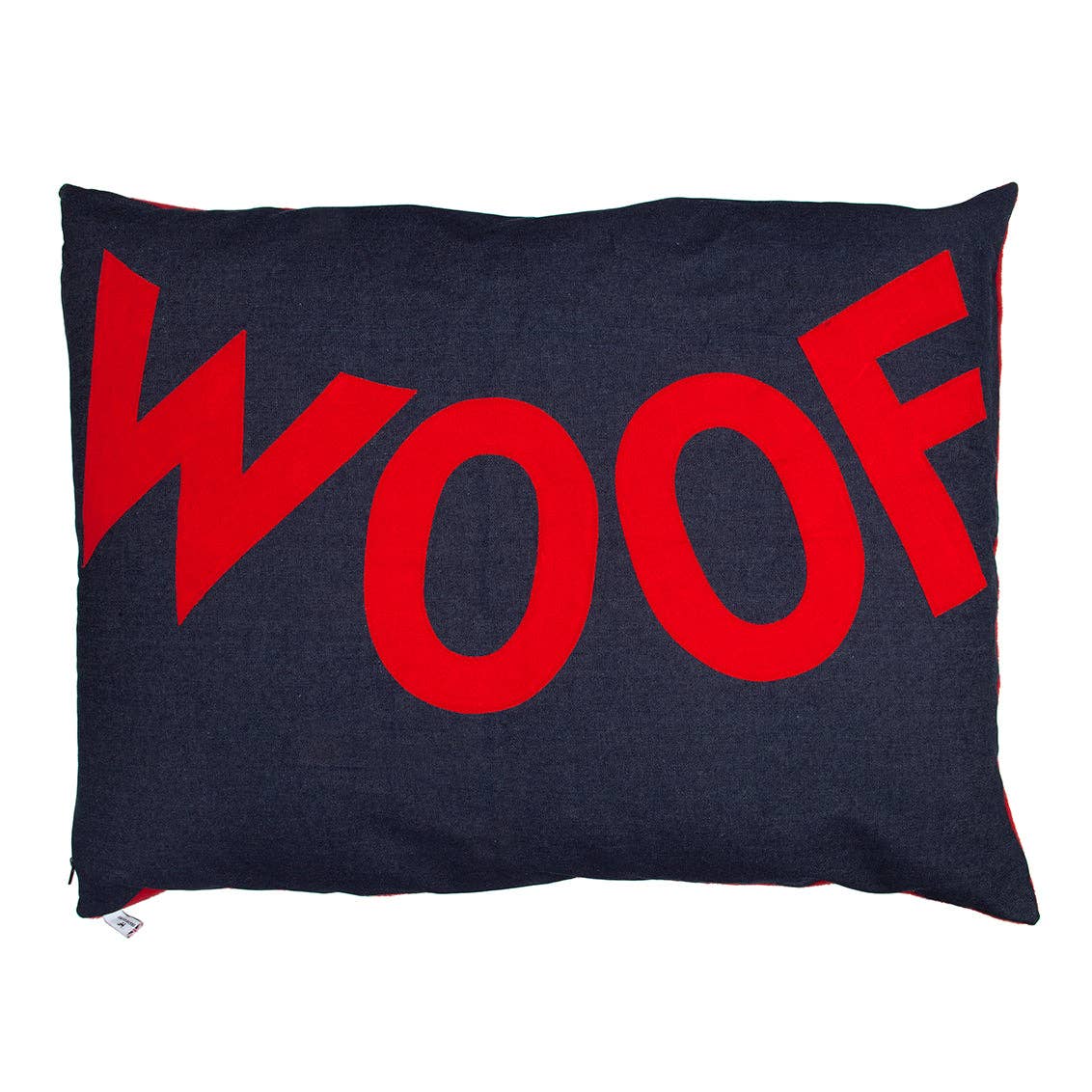 Dog Bed Big WOOF in Denim