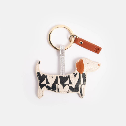 Checkmate Hearts Sausage Dog Novelty Keyring