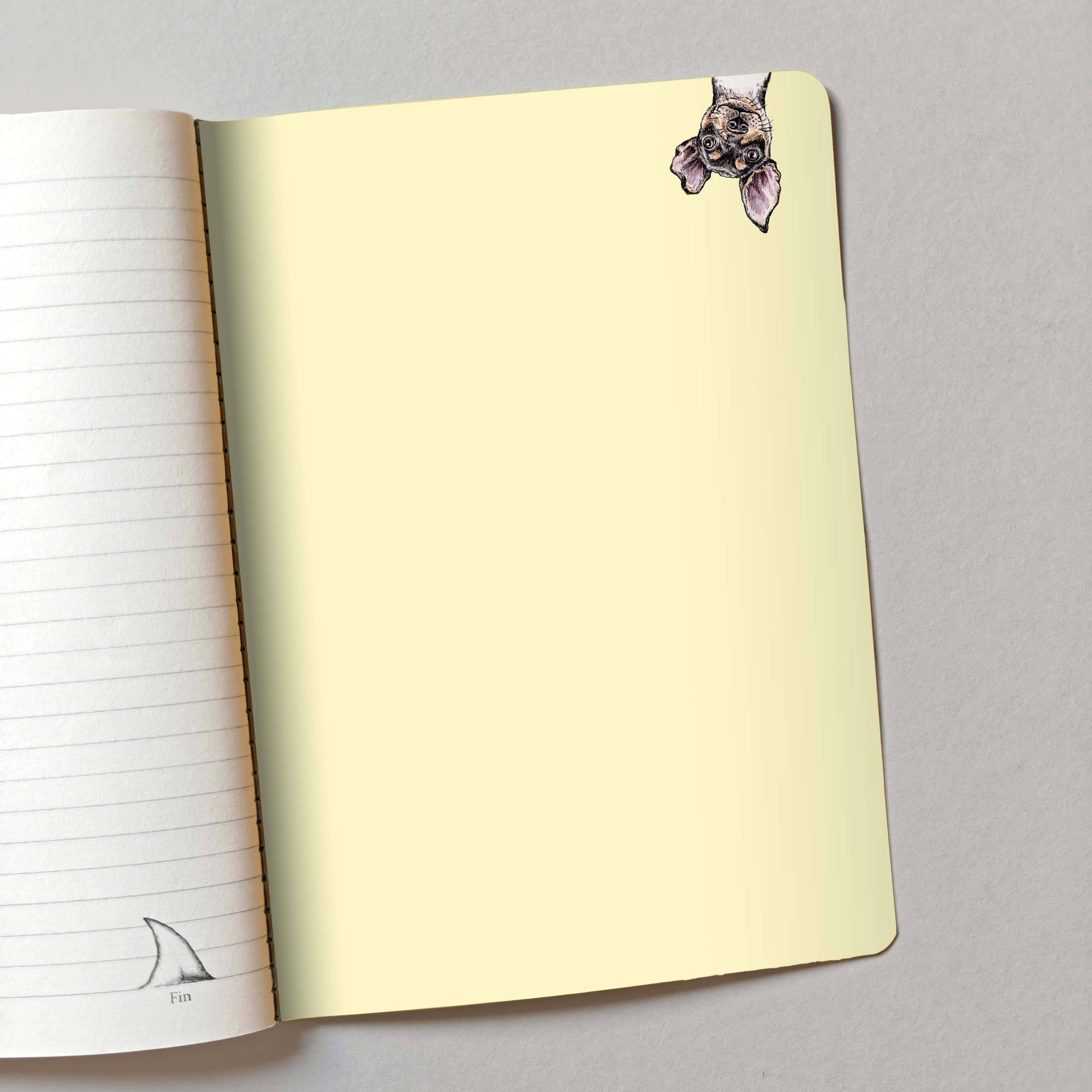 Dog Eared A5 Notebook