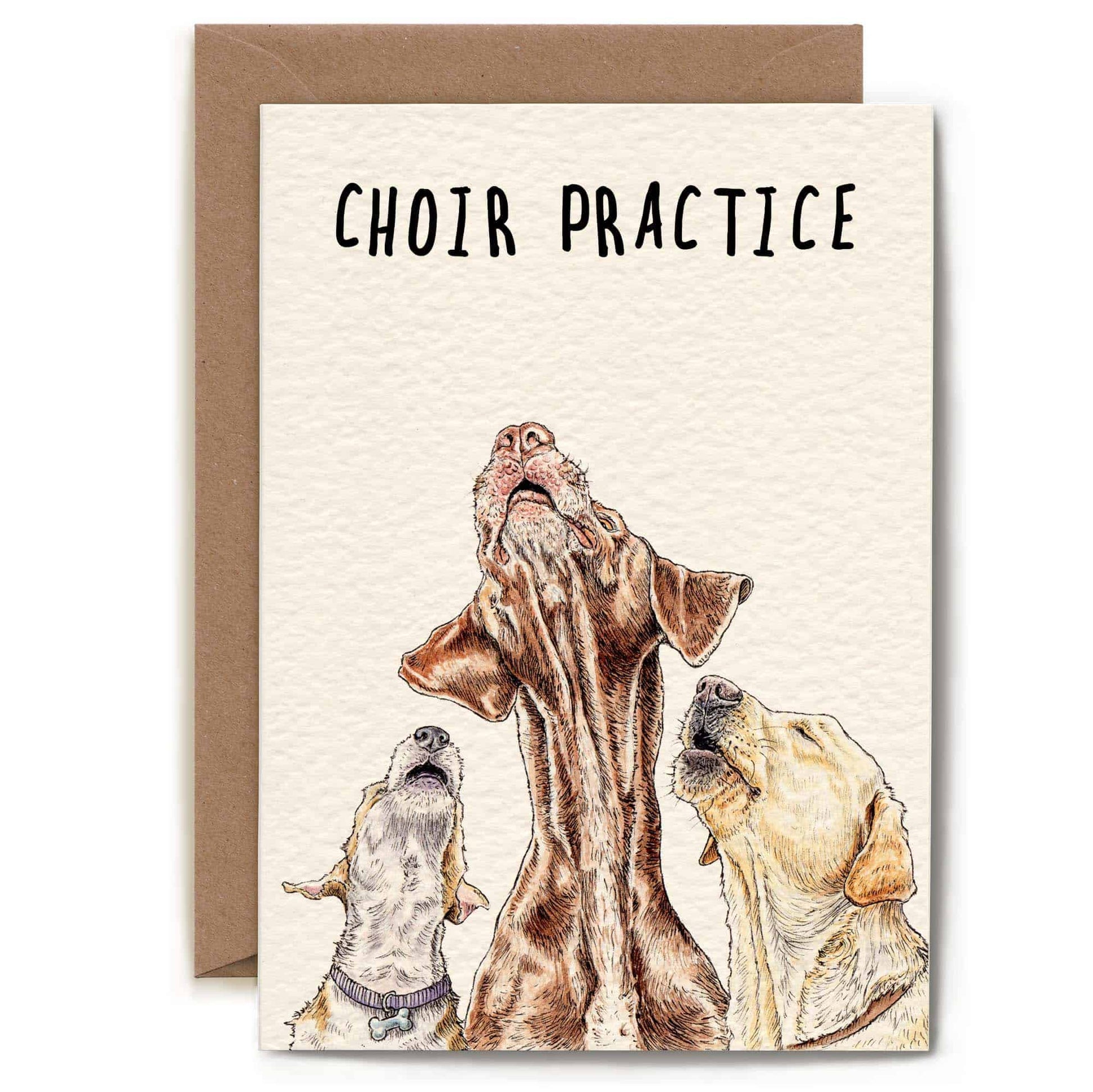 Choir Practice Card - Dog Card - Everyday Card