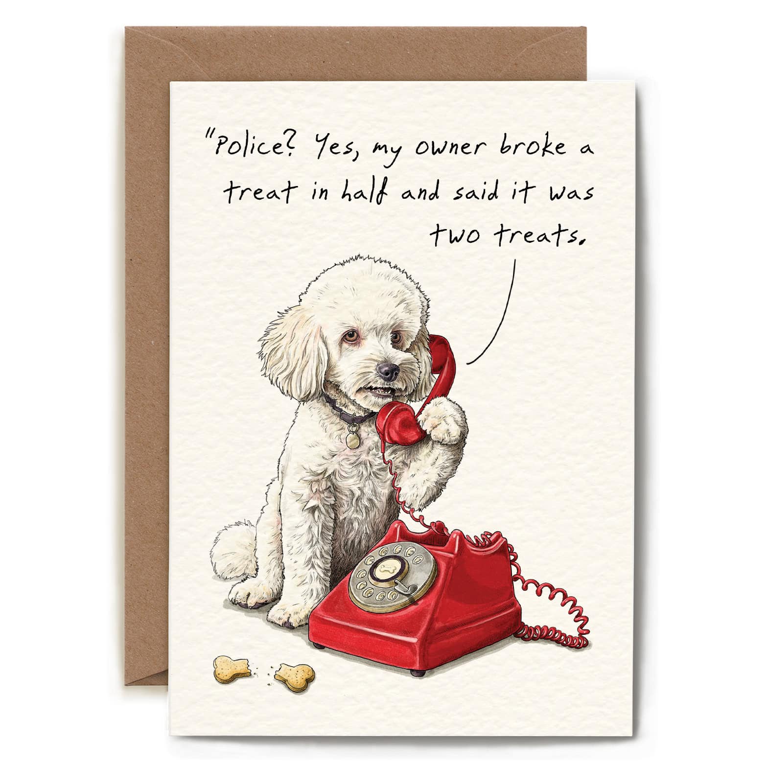 Treat Crime Card  - Everyday Card - Funny