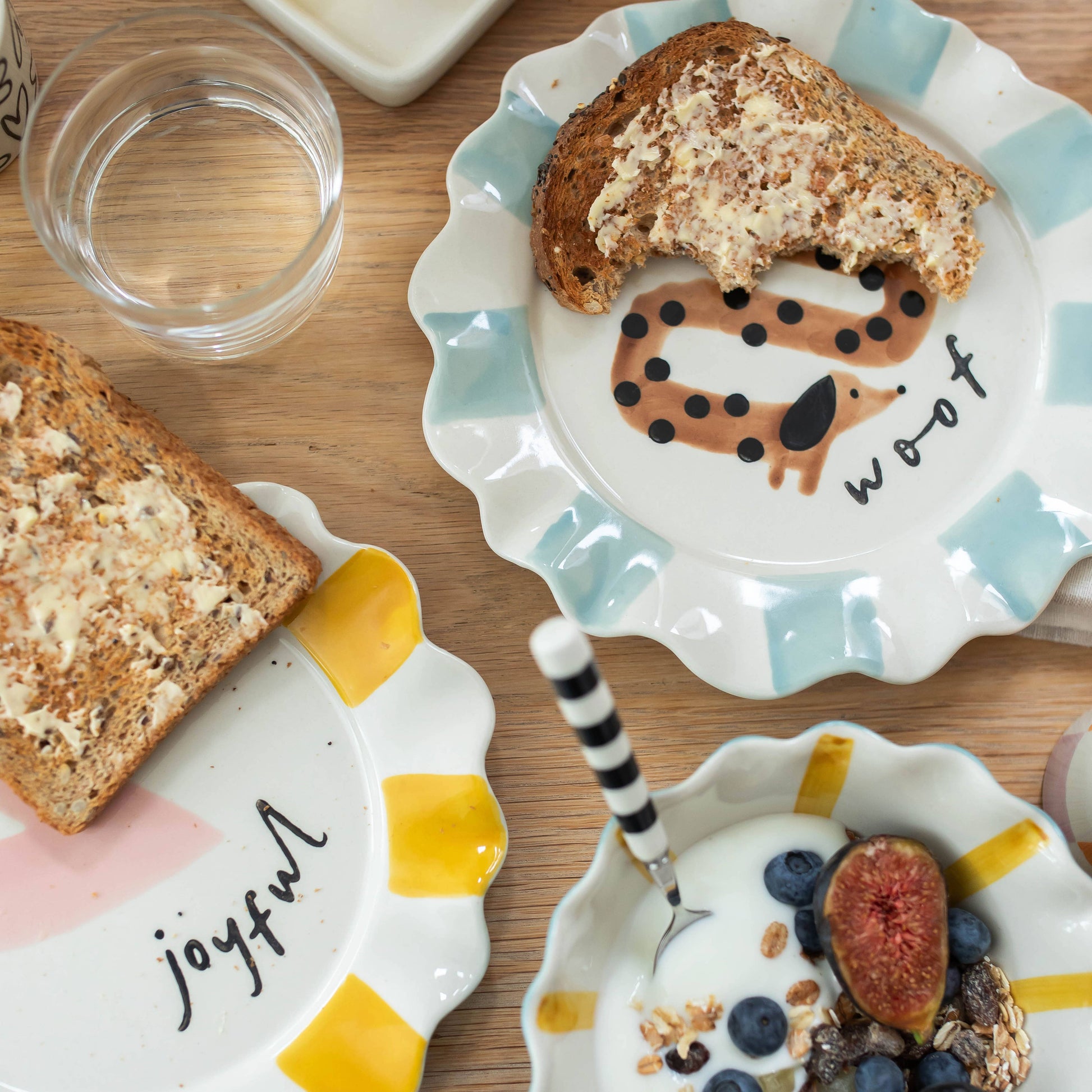 Woof Sausage Dog Plate