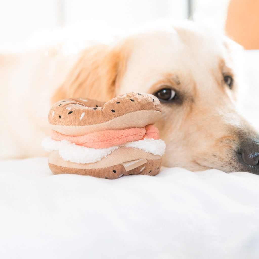 Bagel + Pickle enrichment dog toy