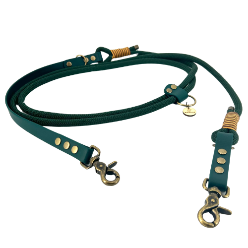 Kitsuné Multiposition leash paracord and biothane