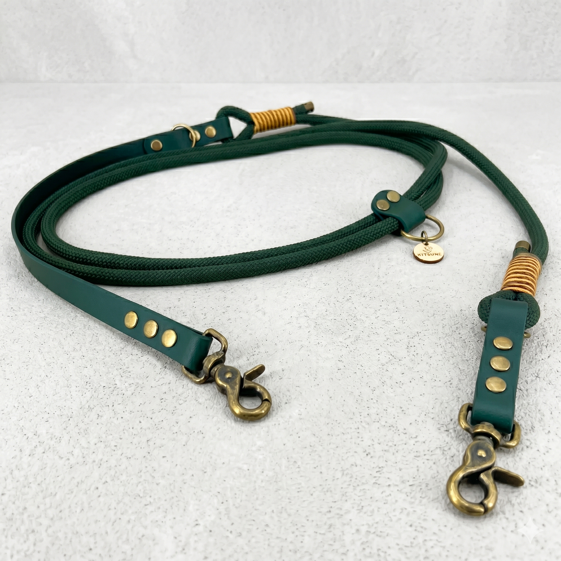 Kitsuné Multiposition Paracord & Biothane Lead