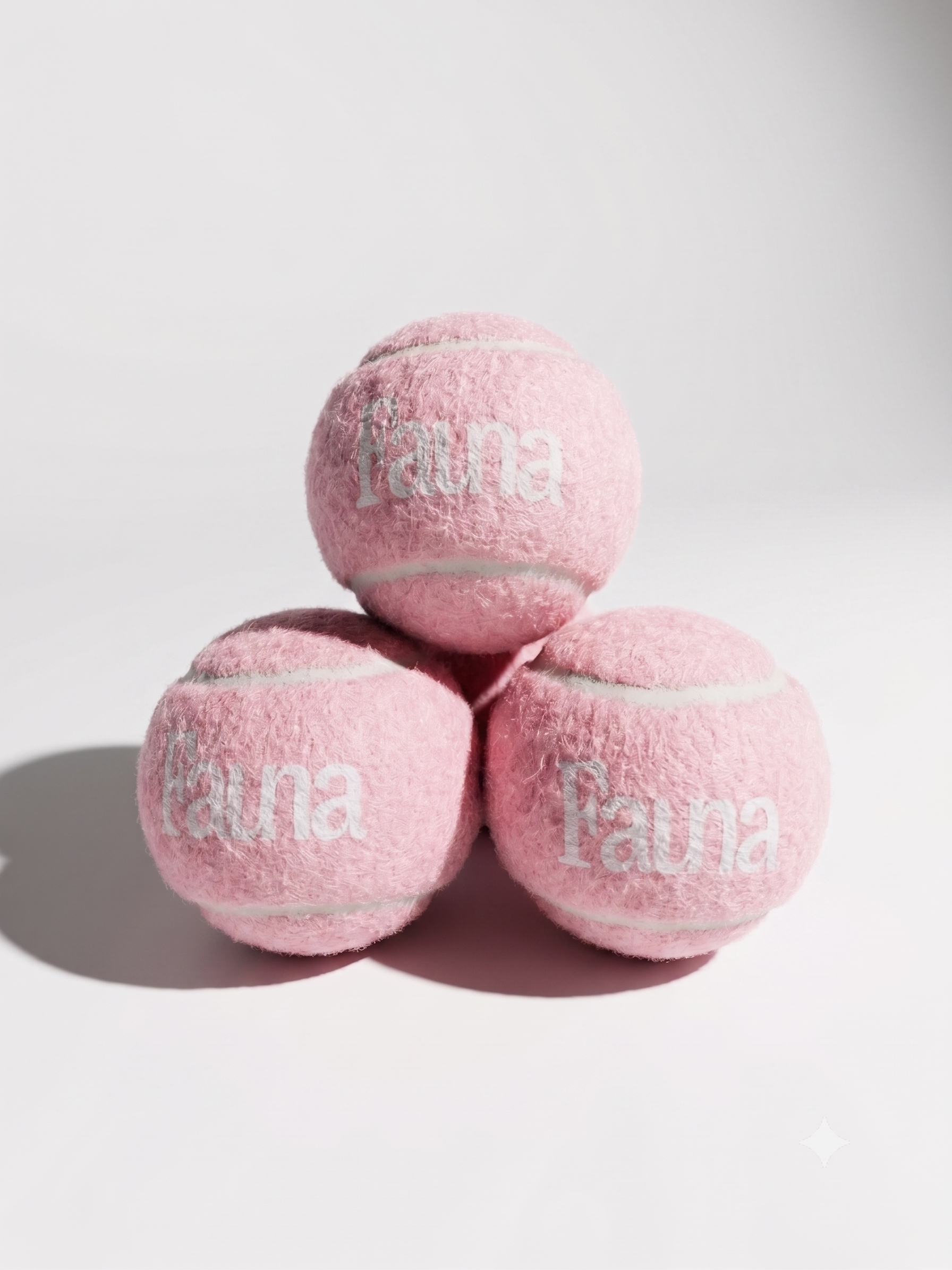 Pink Tennis Ball with Squeaker