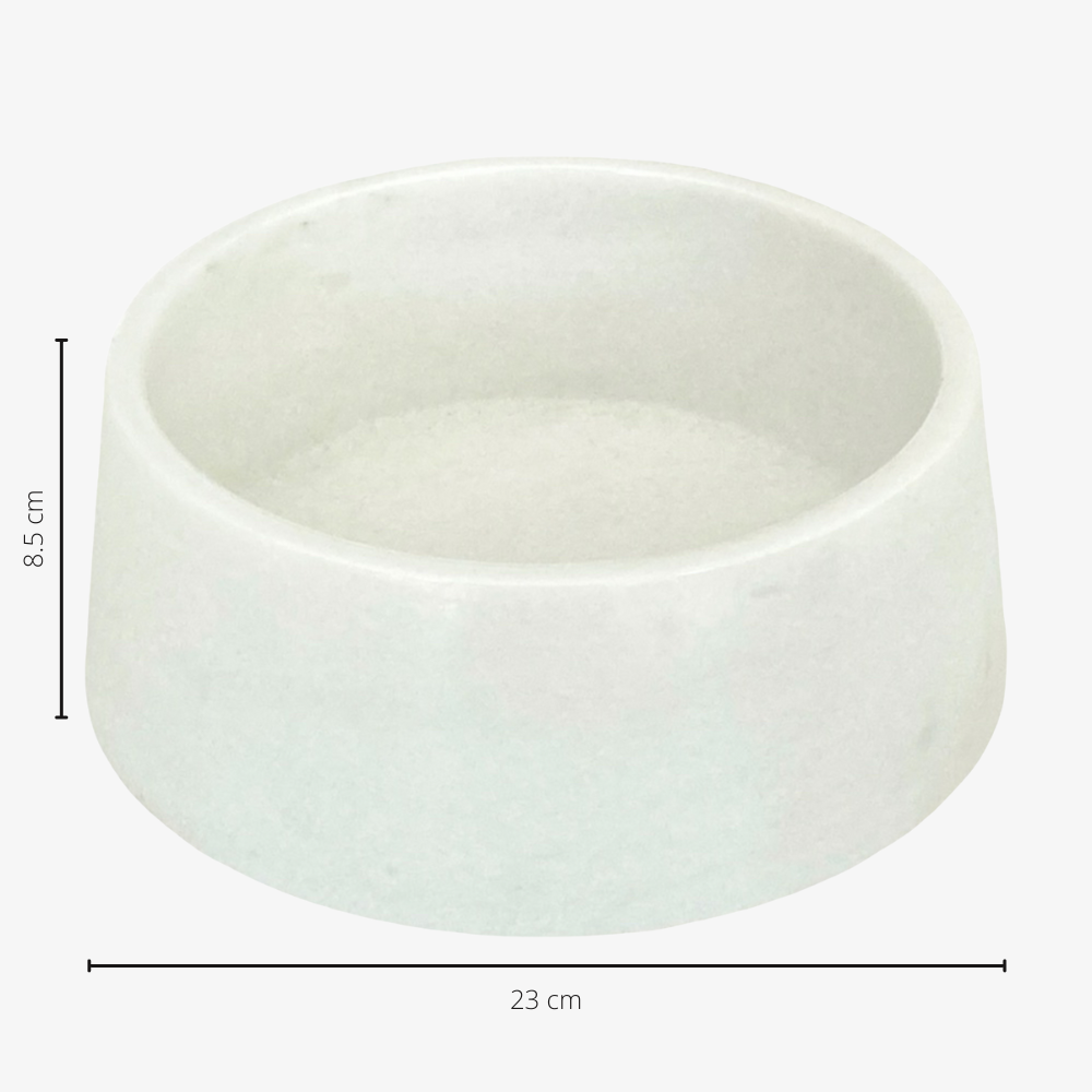 Studio Animaux Marble Dog Bowl Ø23 cm